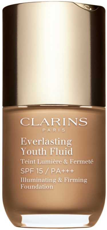 Clarins Everlasting Youth Fluid Foundation make-up pentru luminozitate SPF 15