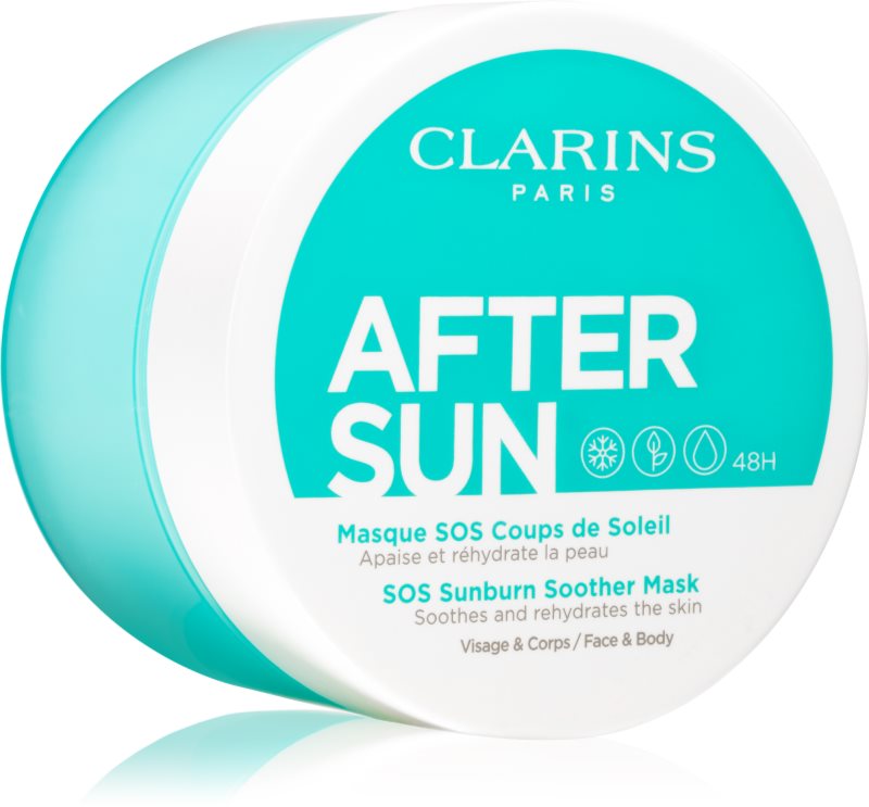 Clarins After Sun SOS Sunburn Soother Mask masca -efect calmant dupa expunerea la soare 100 ml