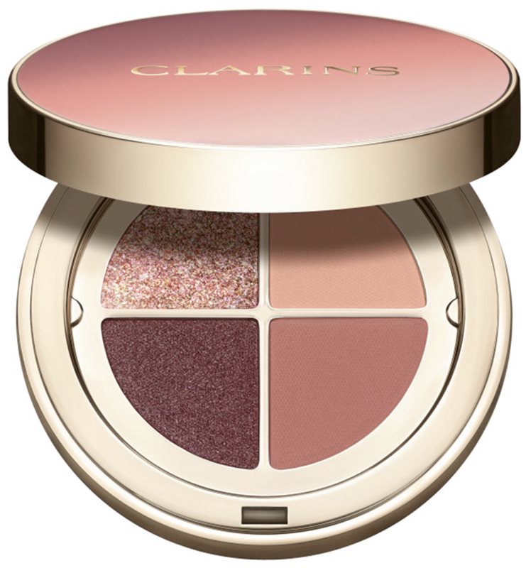 Clarins Ombre 4 Colour Eye Palette paletă cu farduri de ochi pentru un efect de lunga durata