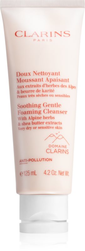 Clarins Soothing Gentle Foaming Cleanser crema de curatare sub forma de spuma pentru netezirea pielii 125 ml