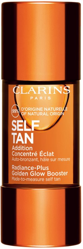 Clarins Self Tan Radiance-Plus Golden Glow Booster produs bronzare faciale 15 ml