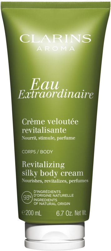 Clarins Eau Extraordinaire Revitalizing Silky Body Cream crema de corp nutritiva pentru piele mixta spre grasa 200 ml