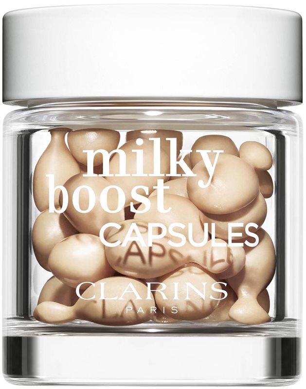 Clarins Milky Boost Capsules make-up pentru luminozitate capsule
