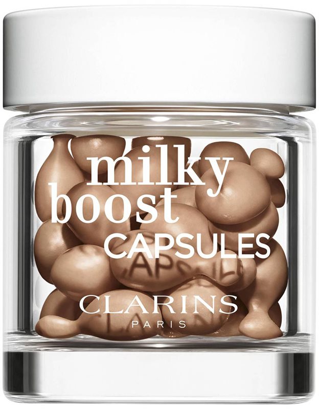 Clarins Milky Boost Capsules make-up pentru luminozitate capsule