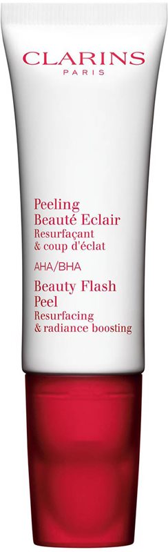 Clarins Beauty Flash Peel exfoliant pentru a netezi pielea și de nutriție pentru iluminare instantanee 50 ml