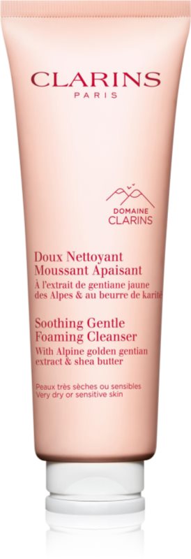 Clarins Cleansing Soothing Gentle Foaming Cleanser spuma delicata pentru fata cu efect calmant 125 ml