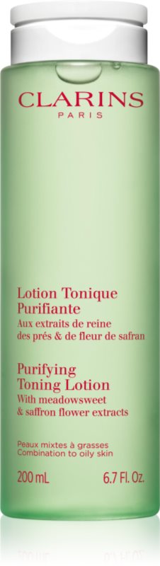 Clarins Cleansing Purifying Toning Lotion tonic pentru curatare pentru piele mixta spre grasa 200 ml
