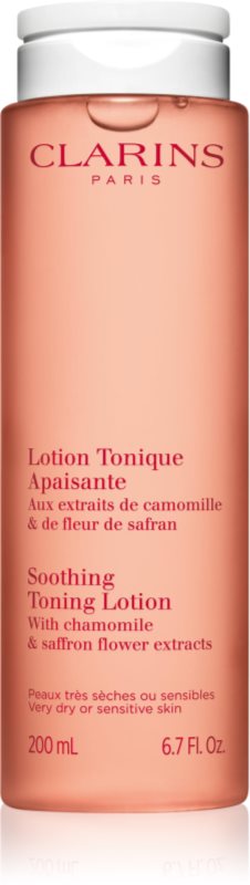 Clarins Cleansing Soothing Toning Lotion tonic de curatare si calmant pentru ten uscat și sensibil 200 ml