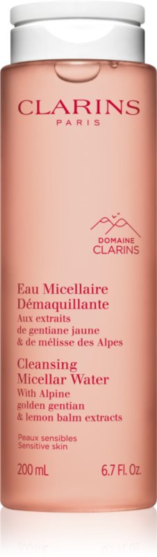 Clarins Cleansing Micellar Water apa pentru curatare cu particule micele pentru piele sensibilă 200 ml