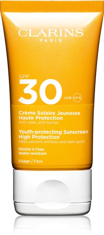 Clarins Youth-Protecting Sunscreen High Protection crema de soare pentru fata SPF 30 50 ml