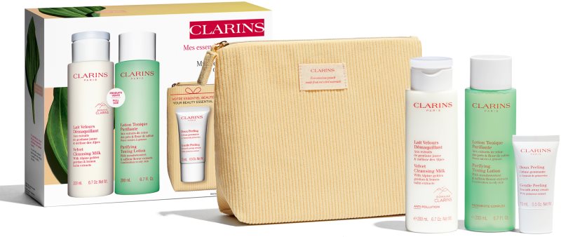 Clarins Cleansing Essentials Combination Skin set cadou pentru ten mixt