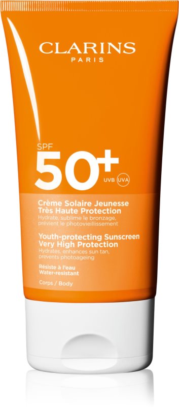 Clarins Sun Body Cream SPF50+ cremă pentru plaja SPF 50+ 150 ml