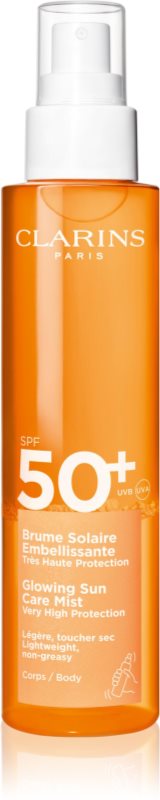 Clarins Sun Body Mist SPF50+ spray pentru plajă pentru corp SPF 50+ 150 ml