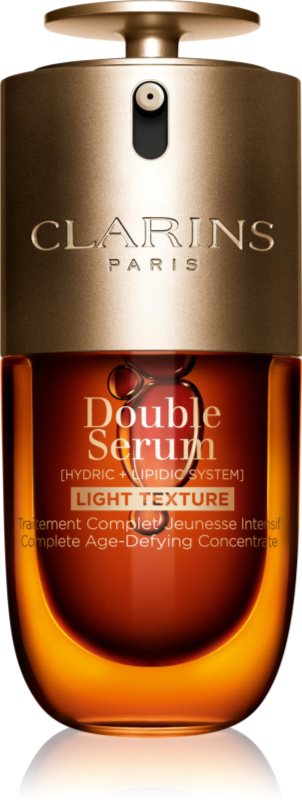 Clarins Double Serum Light Texture ser intensiv împotriva îmbătrânirii pielii