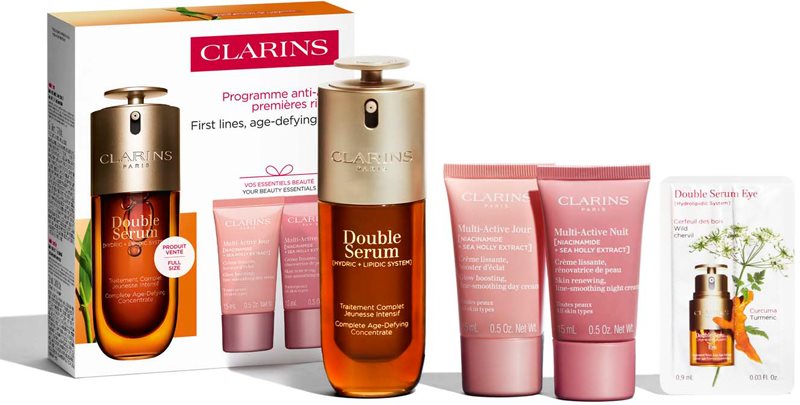 Clarins Double Serum & Multi-Active set cadou pentru toate tipurile de ten