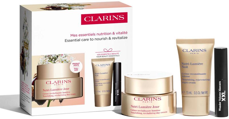Clarins Nutri-Lumière Collection set cadou pentru ten matur