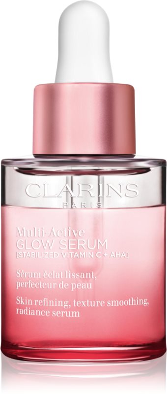 Clarins Multi-Active Glow Serum ser cu efect iluminator cu efect de netezire 30 ml