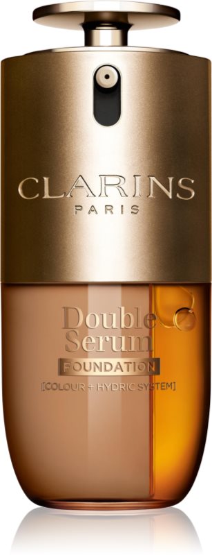 Clarins Double Serum Foundation make-up strălucitor de întinerire