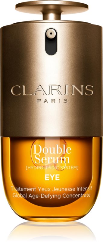 Clarins Double Serum Eye Crema anti-rid pentru zona ochilor cu efect de nutritiv 20 ml