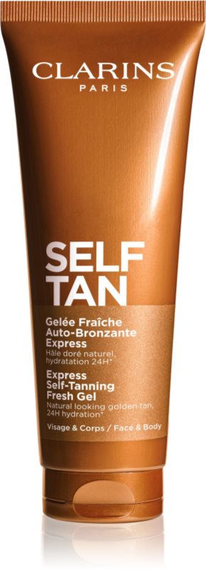 Clarins Self Tan Express Self-Tanning Fresh Gel gel autobronzant cu efect de hidratare 125 ml
