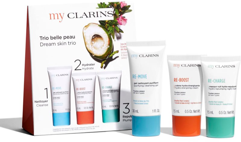 Clarins My Clarins Dream Skin Trio set cadou pentru piele tanara