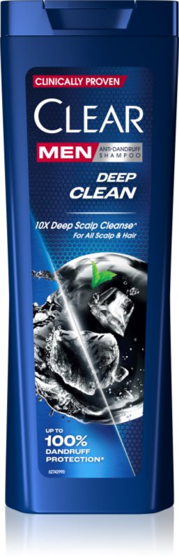 Clear Deep Clean sampon pentru curatare pentru barbati 360 ml