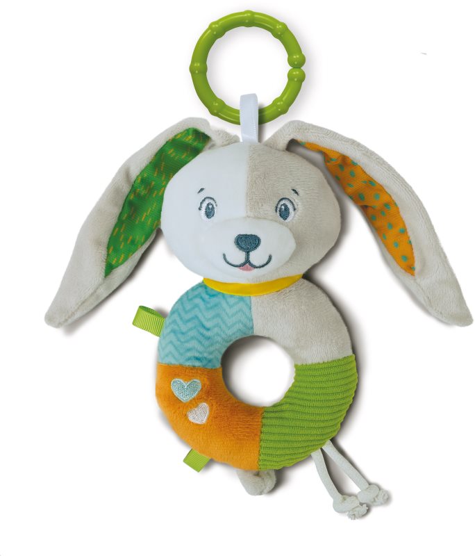 Clementoni Baby Lovely Soft Bunny Rattle jucărie zornăitoare 1 buc