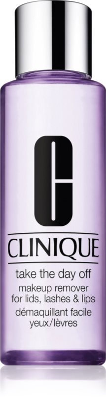Clinique Take The Day Off™ Makeup Remover For Lids, Lashes & Lips două faze pentru îndepărtarea machiajului de pe ochi și buze