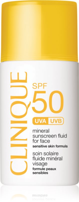 Clinique Sun SPF 50 Mineral Sunscreen Fluid For Face fluid mineral cu protecție solară SPF 50 30 ml