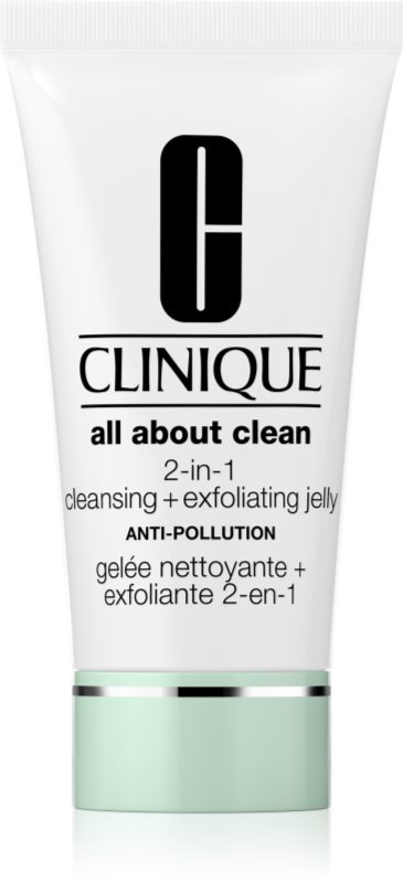 Clinique All About Clean™ 2-in-1 Cleansing + Exfoliating Jelly gel exfoliant de curatare 150 ml