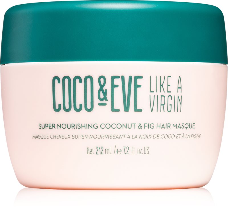 Coco & Eve Like A Virgin Super Nourishing Coconut & Fig Hair Masque mască hrănitoare profundă pentru un par stralucitor si catifelat