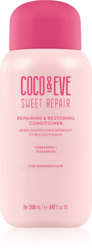 Coco & Eve Sweet Repair Repairing & Restoring Conditioner Balsam intensiv cu efect regenerator balsam regenerant intensiv pentru par deteriorat si vopsit 280 ml