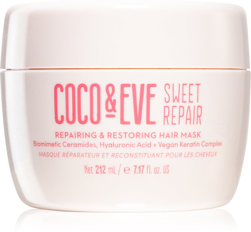Coco & Eve Sweet Repair Repairing & Restoring Hair Mask masca hidratanta pentru intarire si stralucire