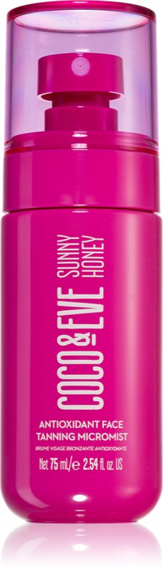Coco & Eve Sunny Honey Antioxidant Face Tanning Micromist Spray pentru protectie faciale 75 ml