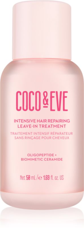 Coco & Eve Sweet Repair Intensive Hair Repairing Leave-in Treatment balsam pentru regenerarea părului pentru par deteriorat si vopsit 50 ml