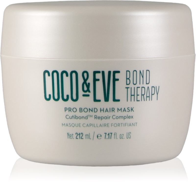 Coco & Eve Bond Therapy Pro Bond Mask mască cu efecte de reînnoire și de întinerire pentru par degradat sau tratat chimic 212 ml