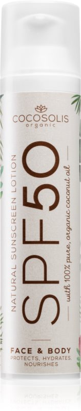 COCOSOLIS Natural Sunscreen Lotion crema pentru protectie solara SPF 50 100 ml
