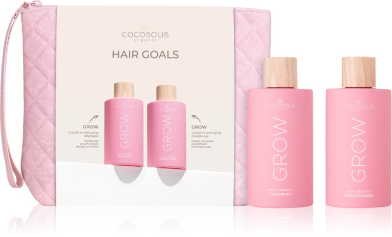 COCOSOLIS Bundle Hair Goals set pentru întărirea și creșterea părului