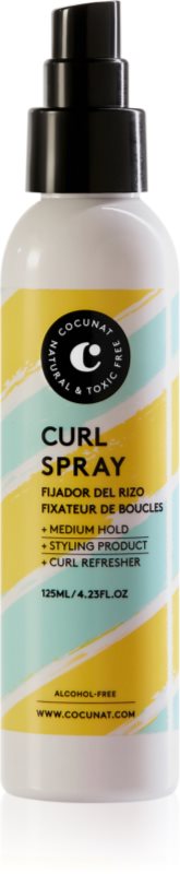 Cocunat Curl Spray spray pentru fixare pentru par ondulat si cret 125 ml