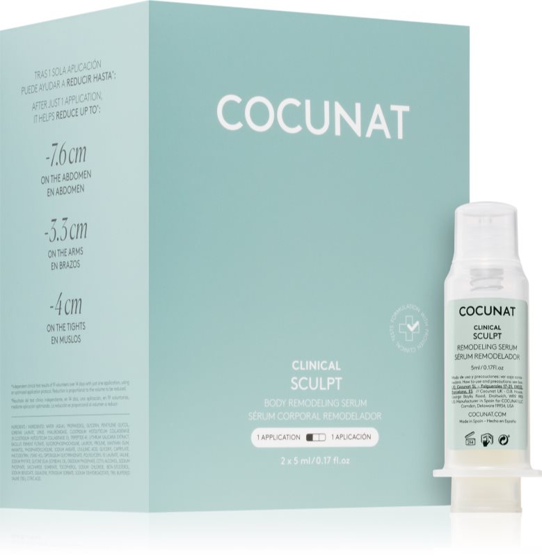 Cocunat Clinical Sculpt ser remodelator pentru corp 2x5 ml