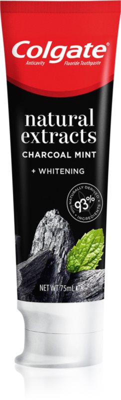 Colgate Natural Extracts Charcoal + White Pasta de dinti albire cu cărbune activ 75 ml