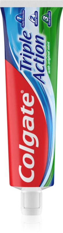 Colgate Triple Action Original Mint pastă de dinți impotriva cariilor dentare 50 ml