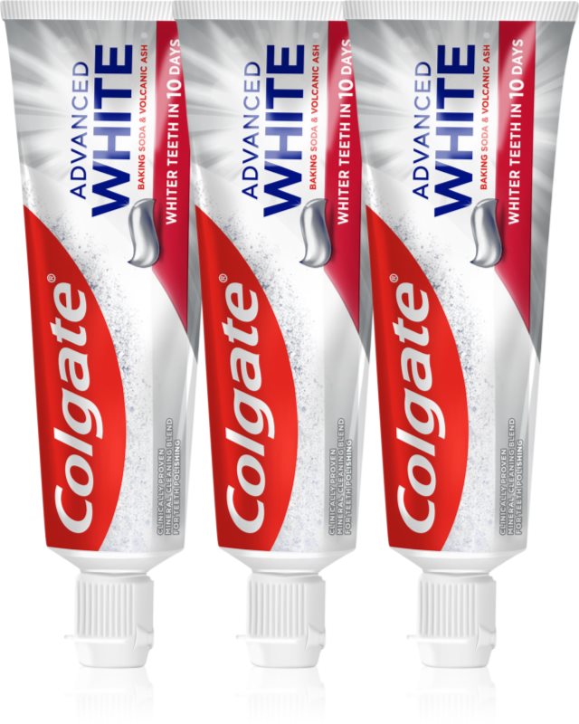 Colgate Advanced White Volcanic Ash and Baking Soda pastă de dinți naturală
