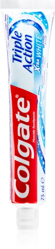 Colgate Triple Action Xtra White pasta de dinti albitoare cu Fluor 75 ml