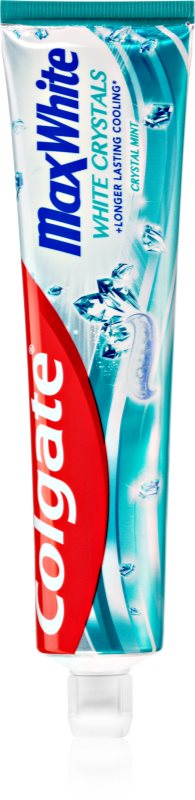 Colgate Max White White Crystals pasta de dinti albitoare cu Fluor Crystal Mint 125 ml
