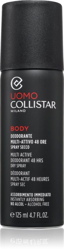 Collistar Multi-Active Deodorant 48hrs Dry Spray deodorant spray revigorant pentru barbati 125 ml