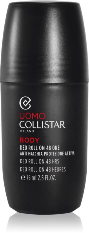 Collistar Uomo 48 Hours Deo Roll On deodorant roll-on cremos pentru barbati 75 ml