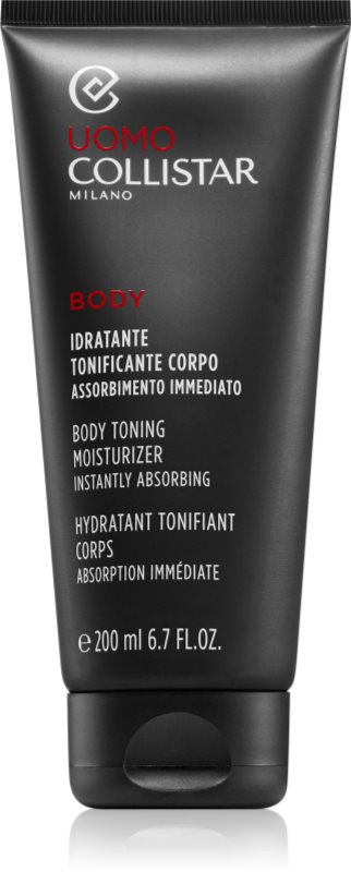 Collistar Uomo Body Toning Moisturizer gel crema hidratanta regeneratoare pentru bărbați 200 ml