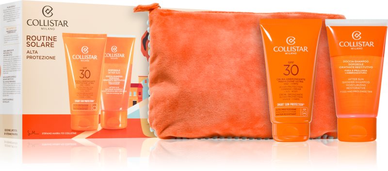 Collistar Sun Ultra protection tanning cream spf 30 set set cadou plaja SPF 30 1 buc