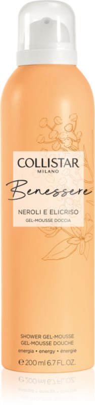 Collistar Benessere Neroli and Helichrysum spumă pentru duș cu textura de gel 200 ml